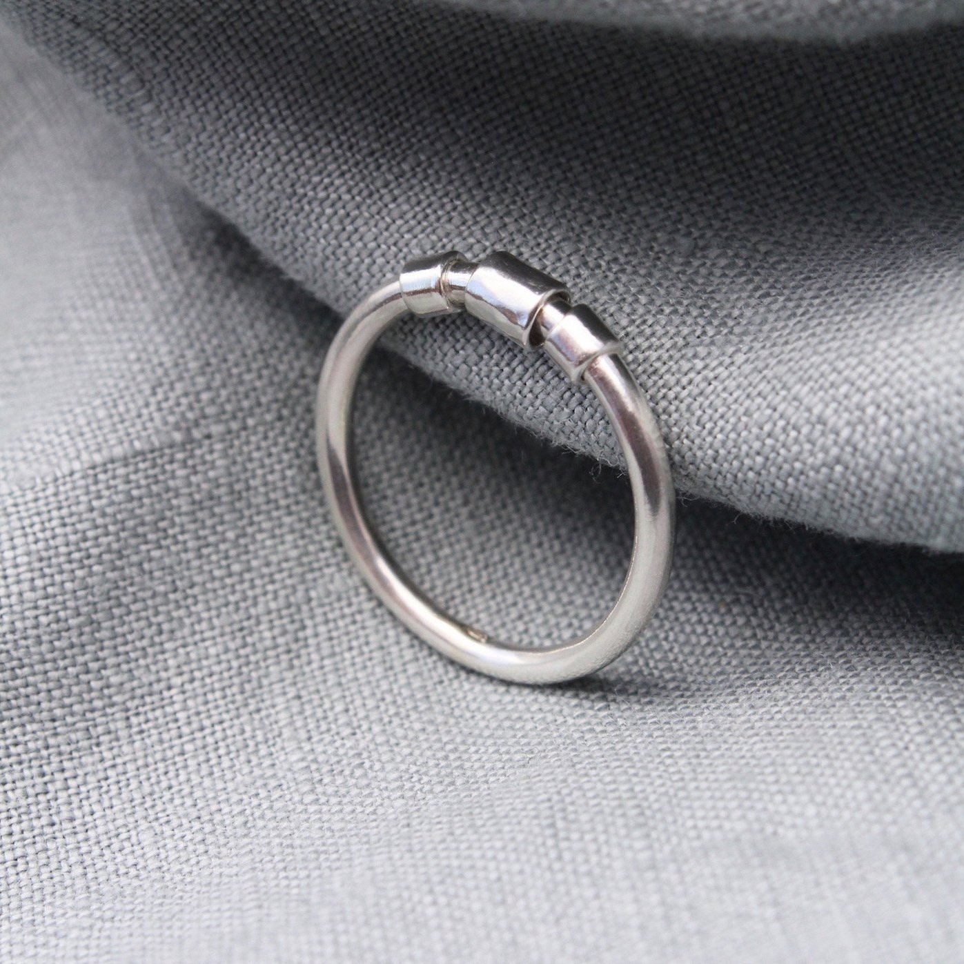 Silver Spinner Ring