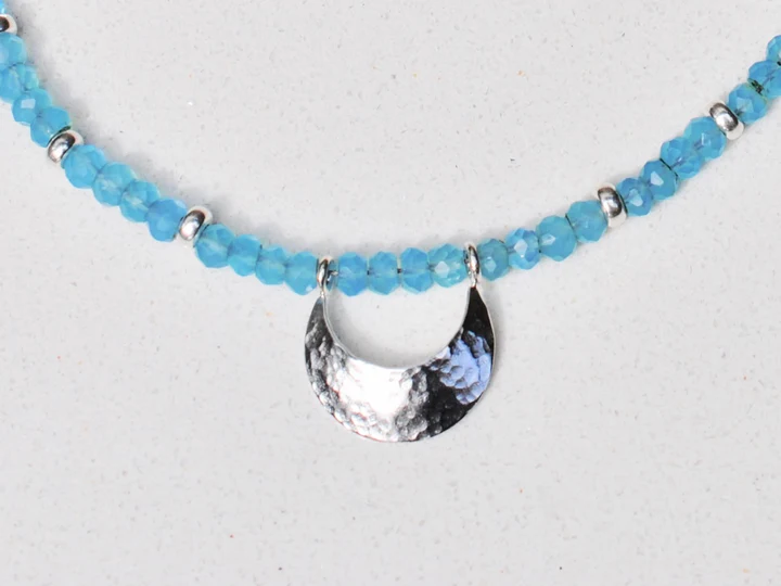 Crescent moon necklace