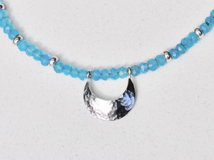 Crescent moon necklace