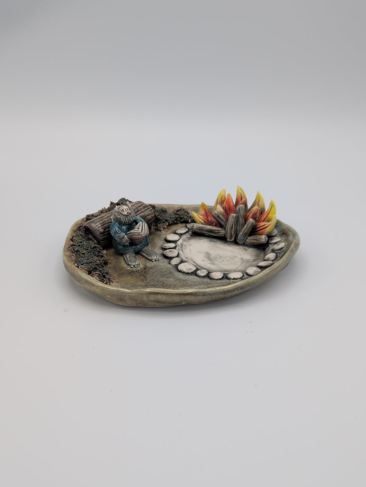 Monsters Go Camping Tealight Holder/Trinket Dish