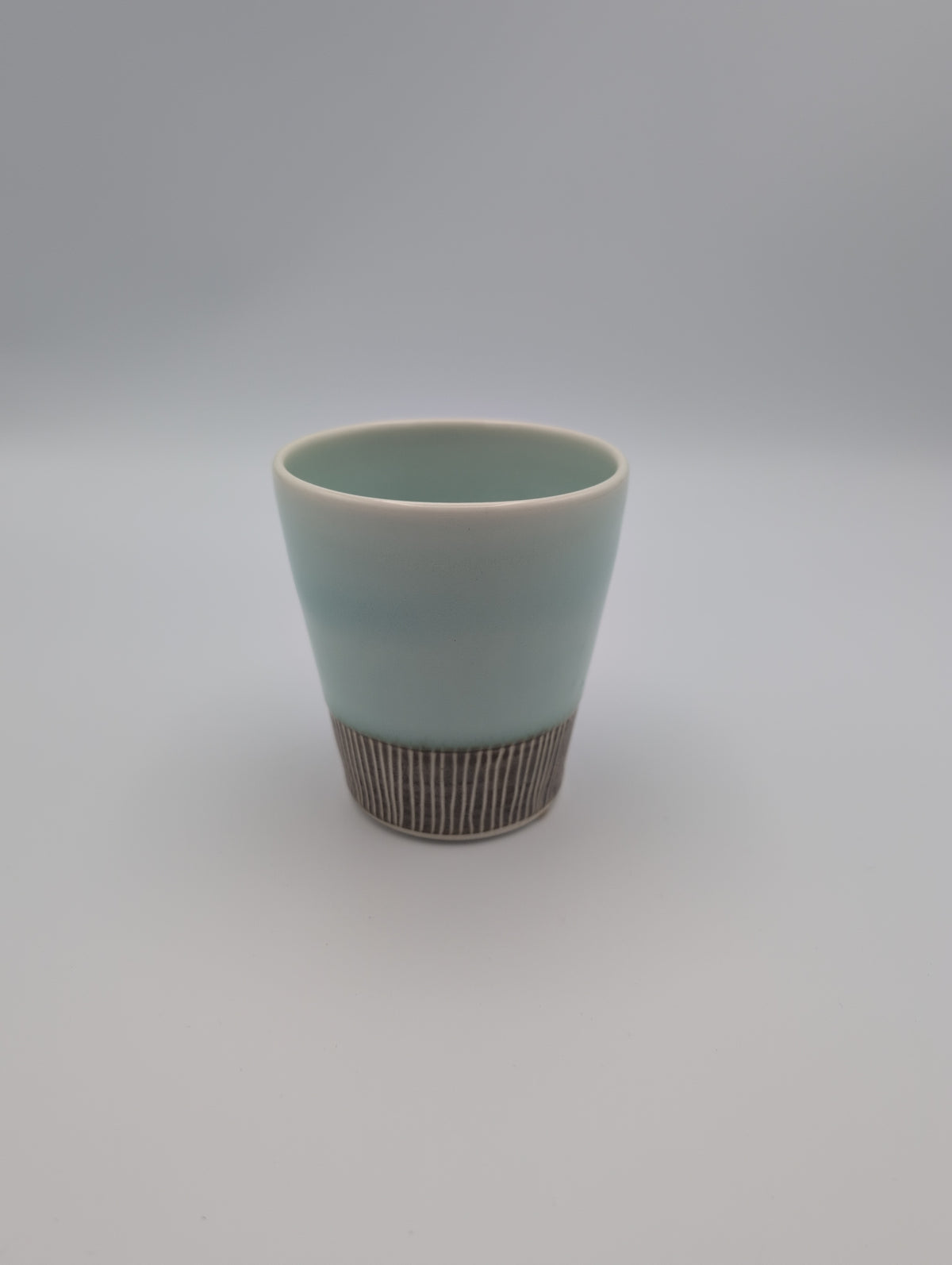 Seagreen Sgraffito Beakers