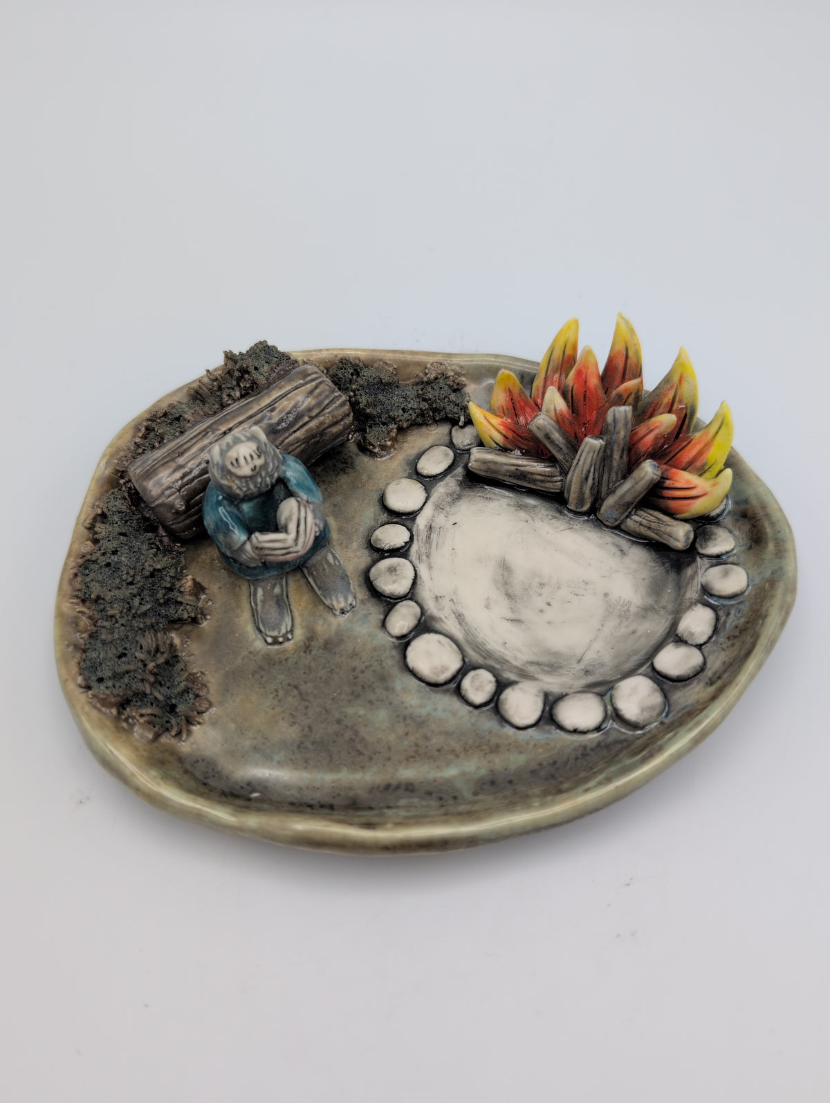 Monsters Go Camping Tealight Holder/Trinket Dish