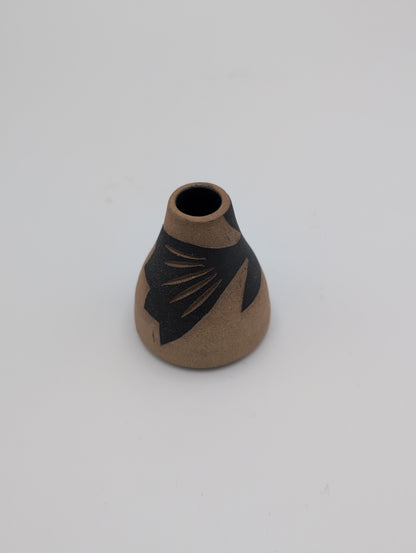 Crocus Sgraffito Vase