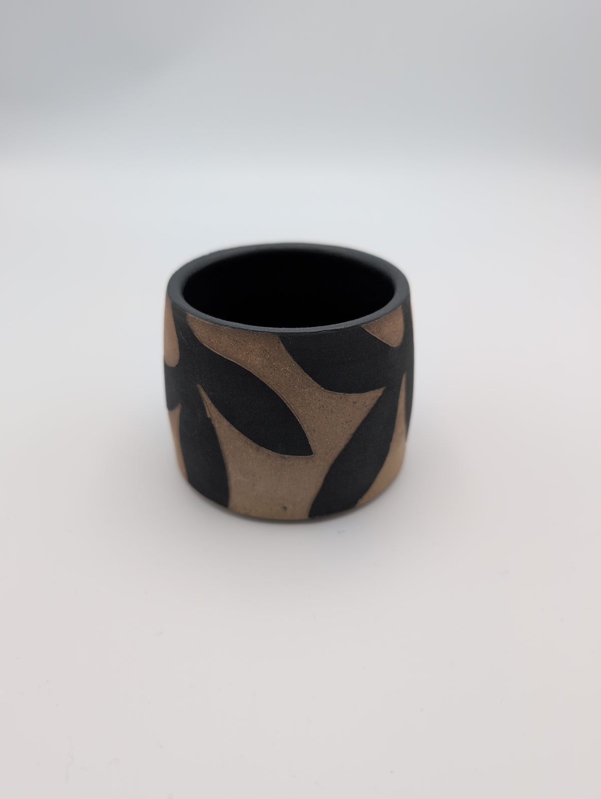 Leaf Sgraffito Tumbler