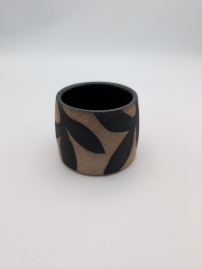 Leaf Sgraffito Tumbler