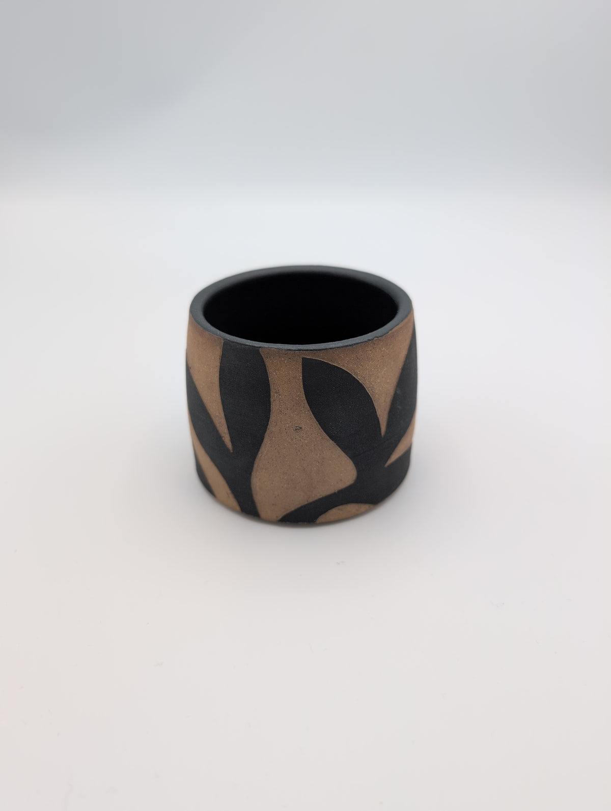 Leaf Sgraffito Tumbler