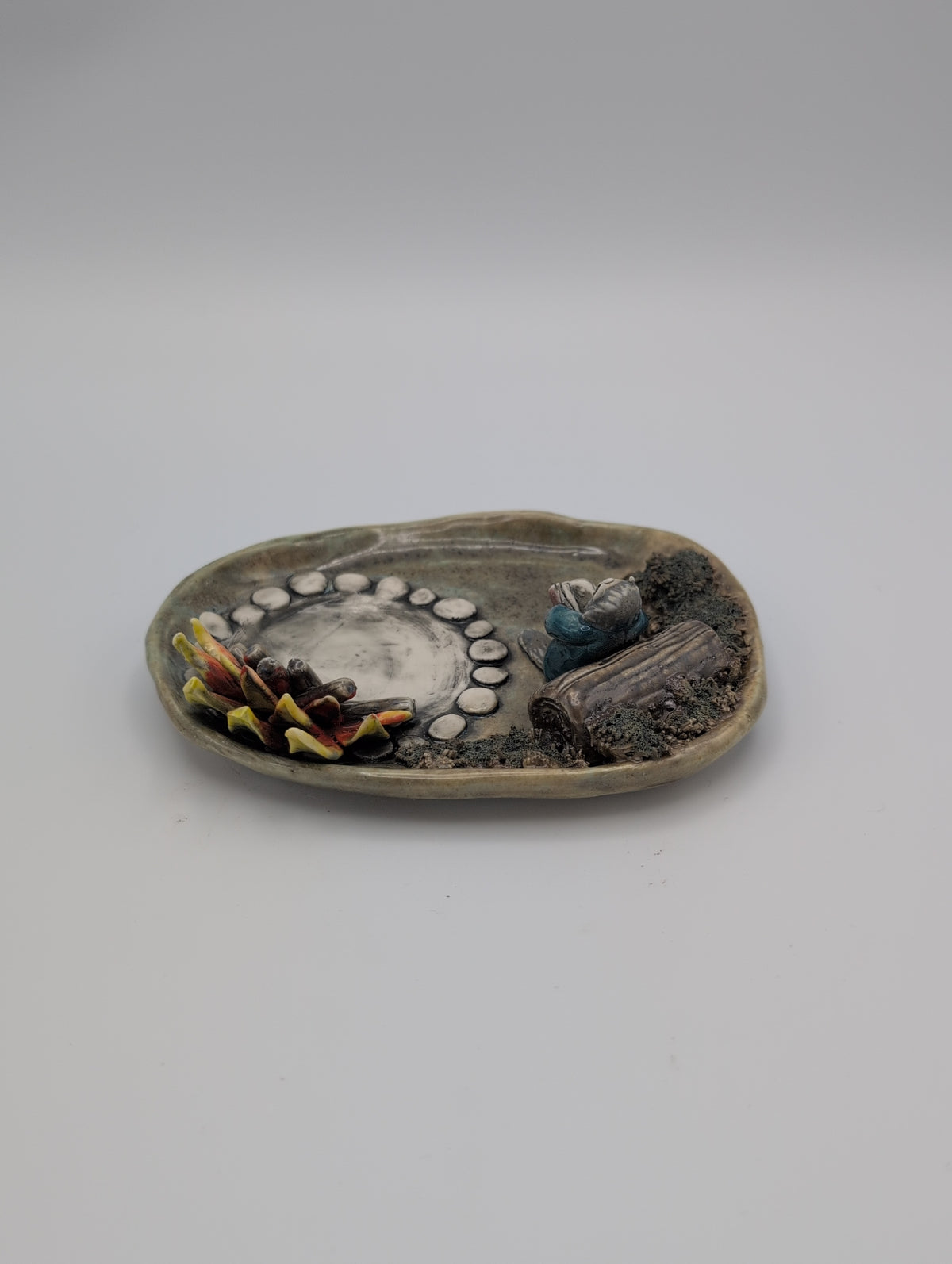 Monsters Go Camping Tealight Holder/Trinket Dish