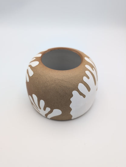 Pine Sgraffito Vase