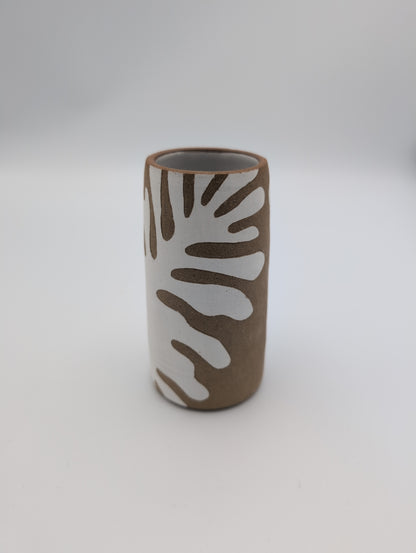 Pine Sgraffito Vase