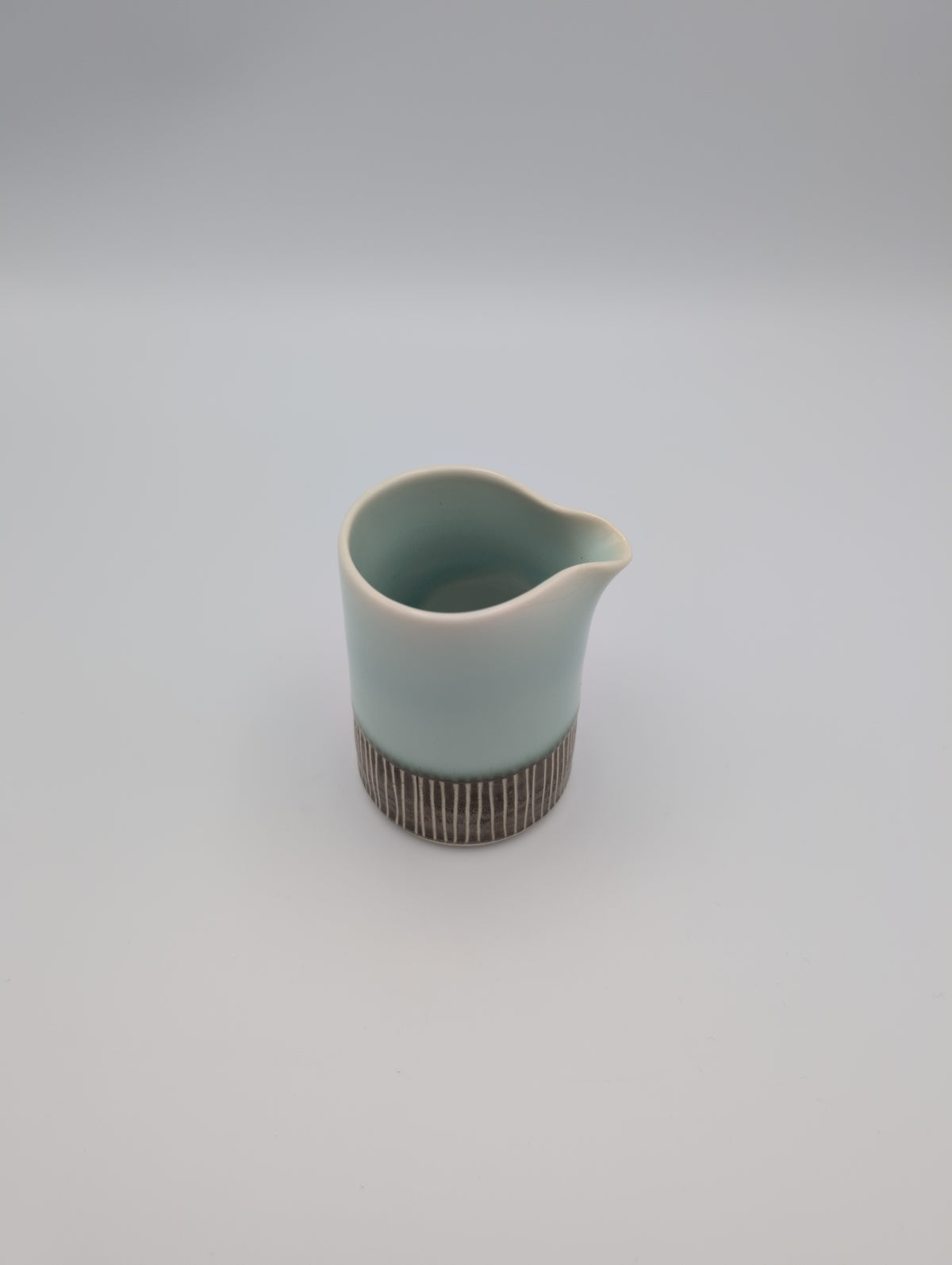 Seagreen Sgraffito Creamer