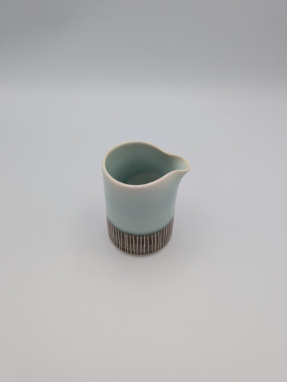 Seagreen Sgraffito Creamer