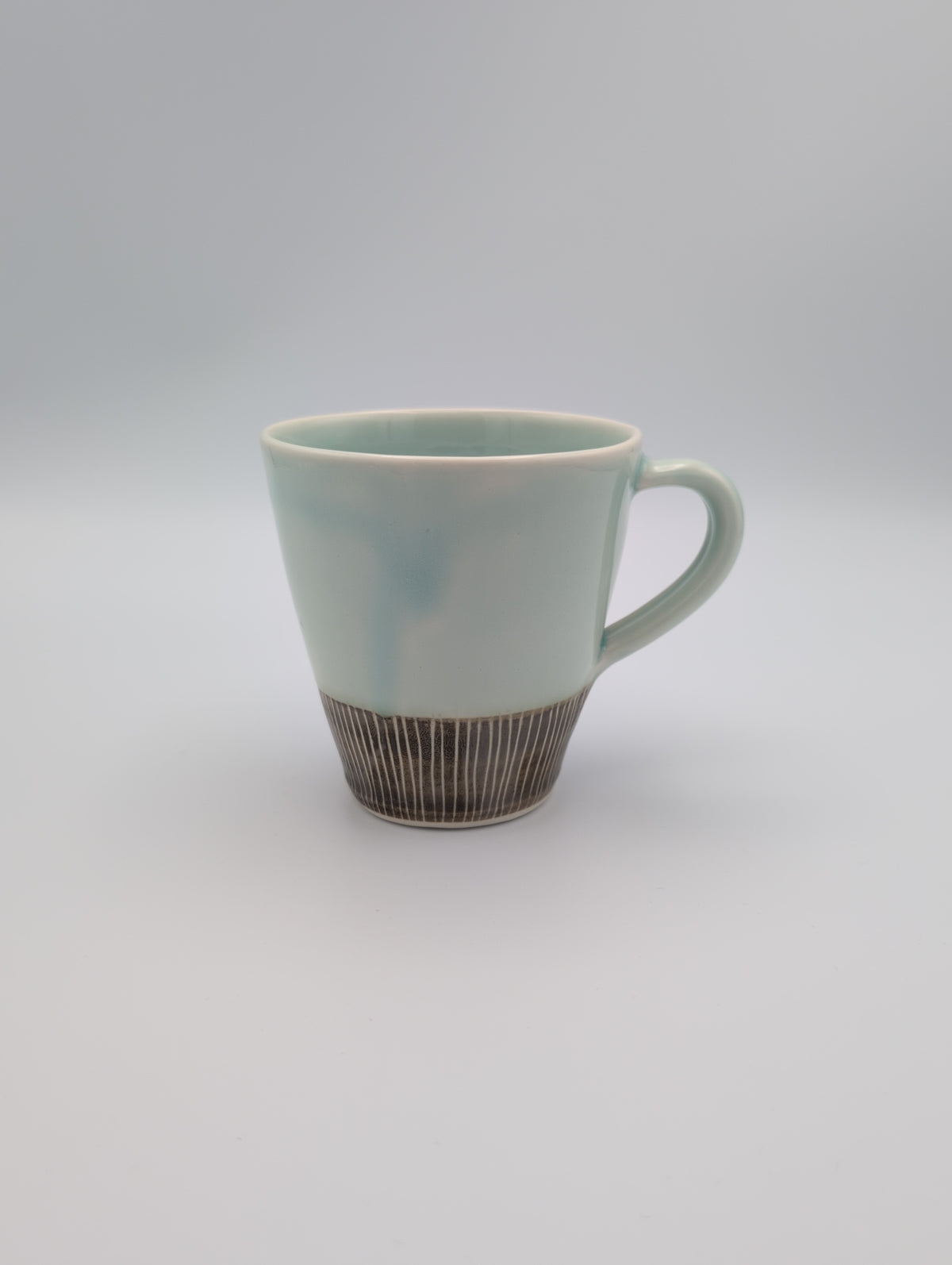 Seagreen Sgraffito Mug