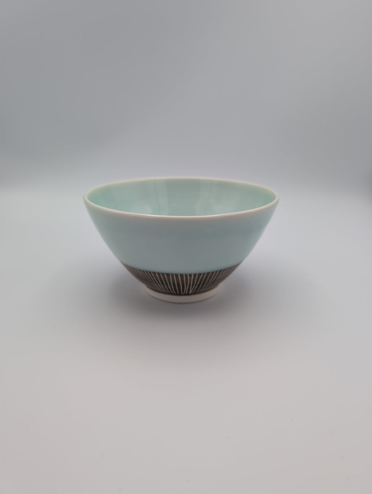 Seagreen Sgraffito Breakfast Bowl