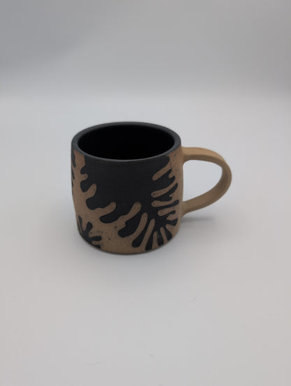 Pine Sgraffito Mug