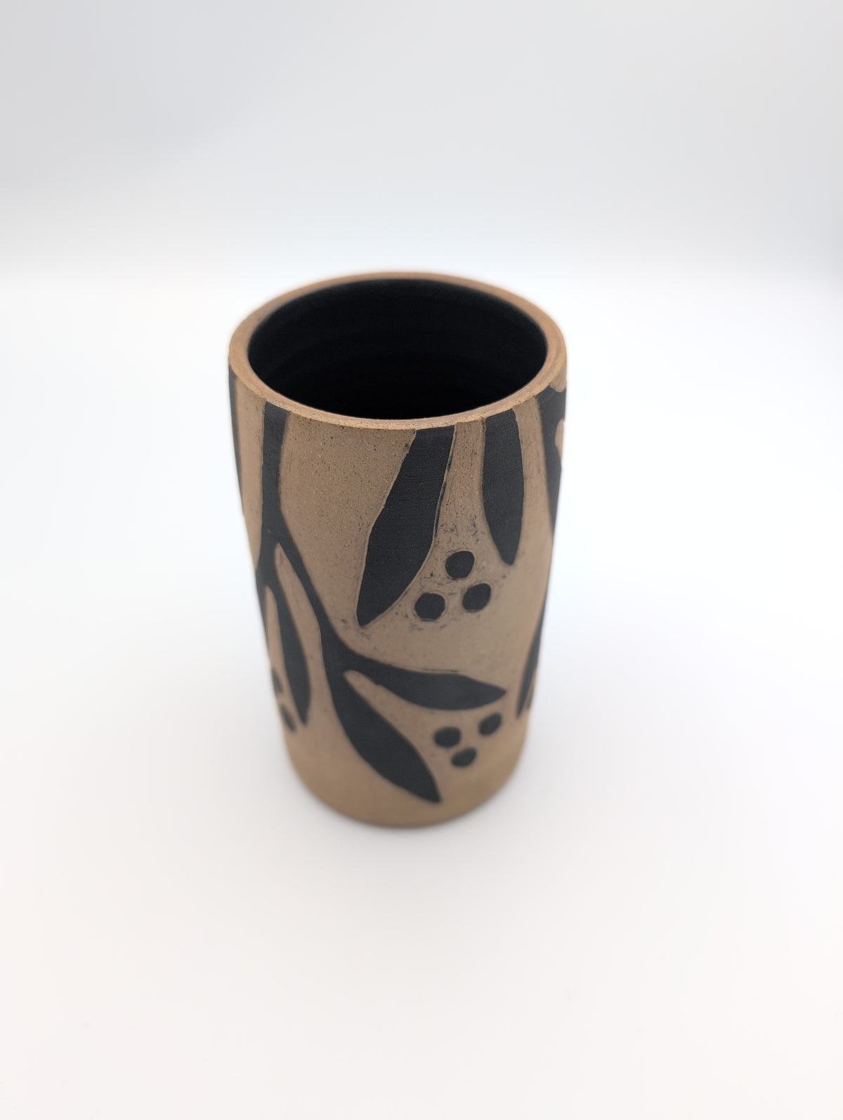 Mistle Sgraffito Vase