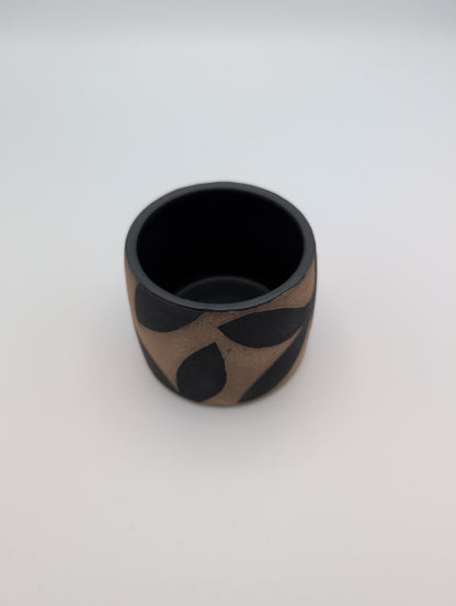 Leaf Sgraffito Tumbler