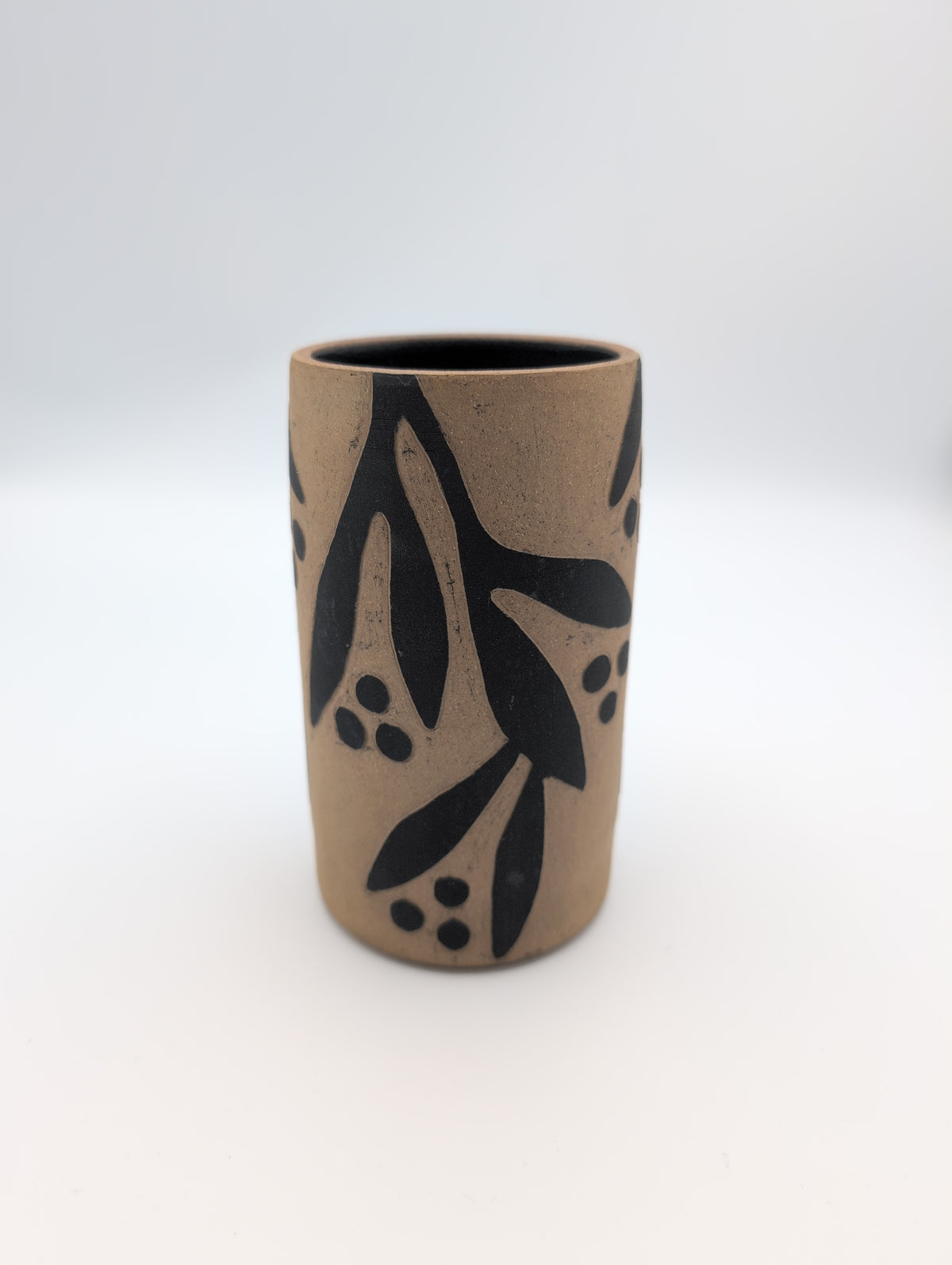 Mistle Sgraffito Vase