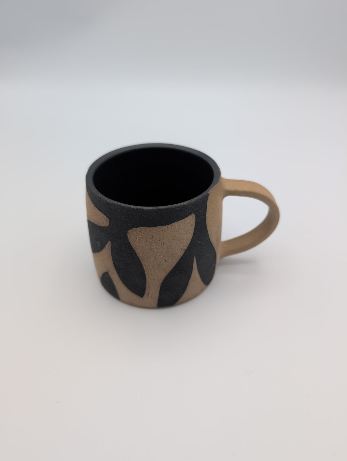 Leaf Sgraffito Mug