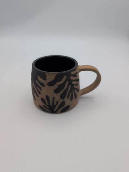 Pine Sgraffito Mug