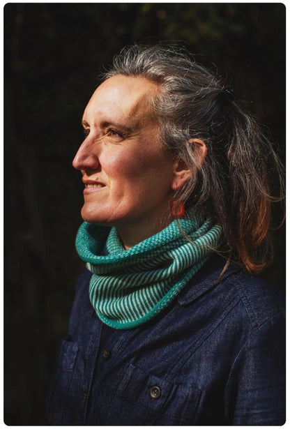 Knitted Cowl - Larkspur