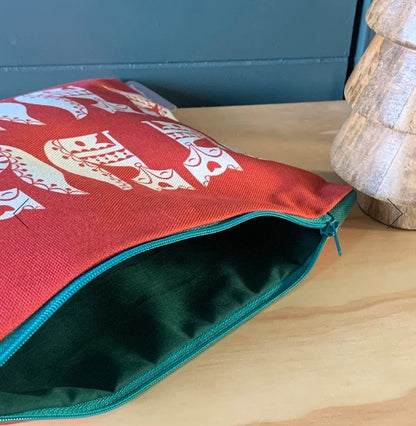 Zip Pouch - Red Fox