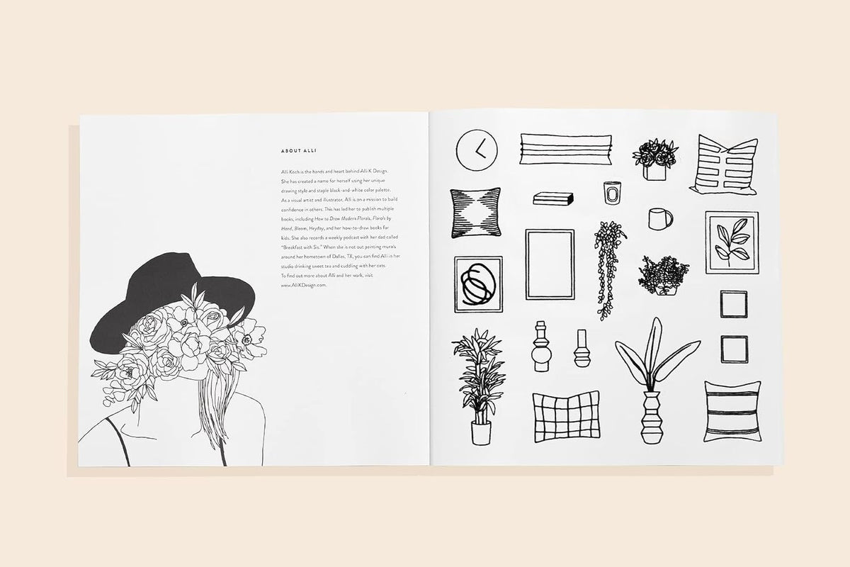 Coolest Homes Ever - An Adult Colouring Book by Alli Koch