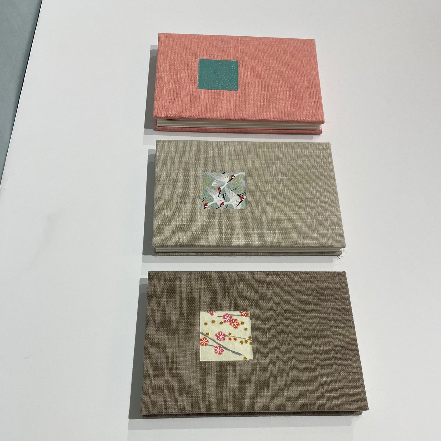 Linen Chiyogami Concertina Sketchbooks