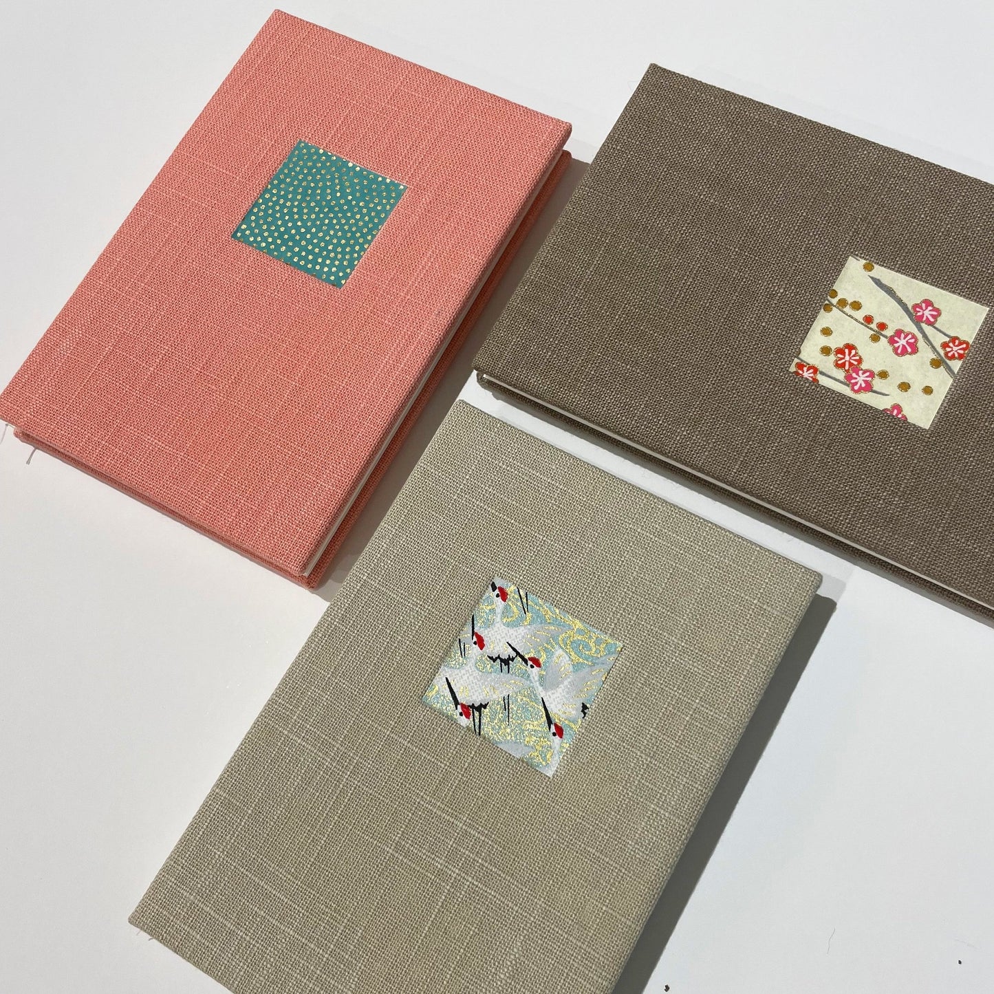 Linen Chiyogami Concertina Sketchbooks