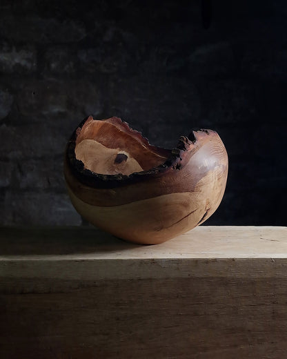 Large Oak Display Bowl