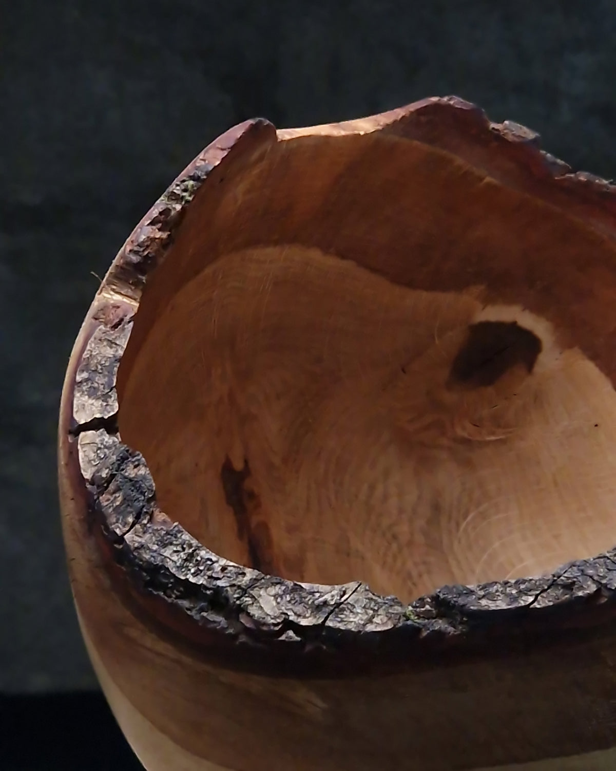 Large Oak Display Bowl