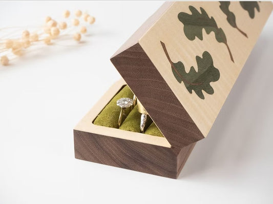 Oak Design Jewellery Box