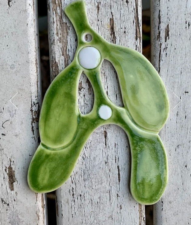 Porcelain Mistletoe Decoration
