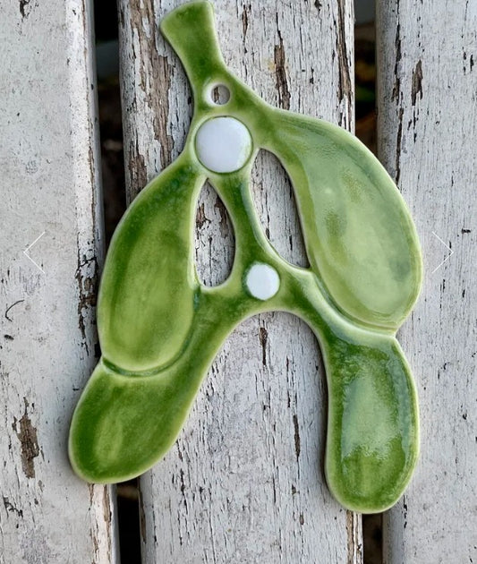 Porcelain Mistletoe Decoration