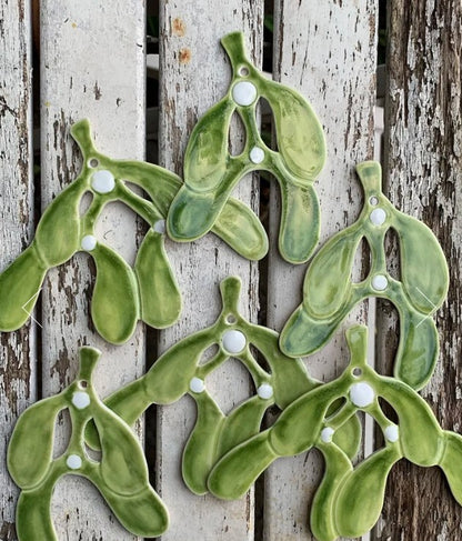 Porcelain Mistletoe Decoration