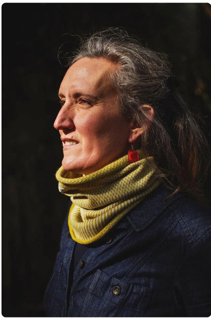 Knitted Cowl - Mustard