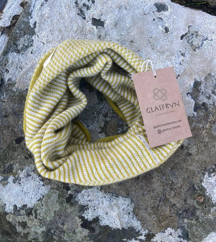 Knitted Cowl - Mustard