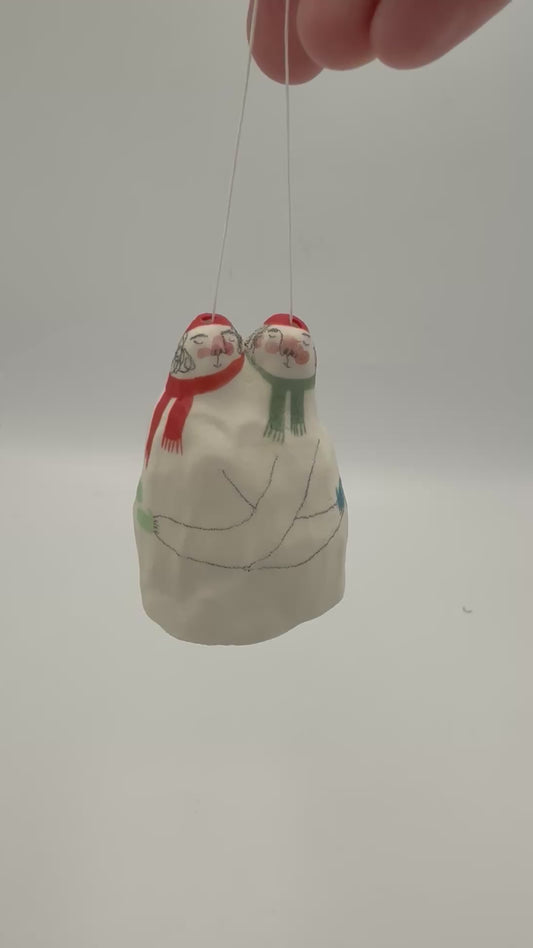 Porcelain Jingle Bauble
