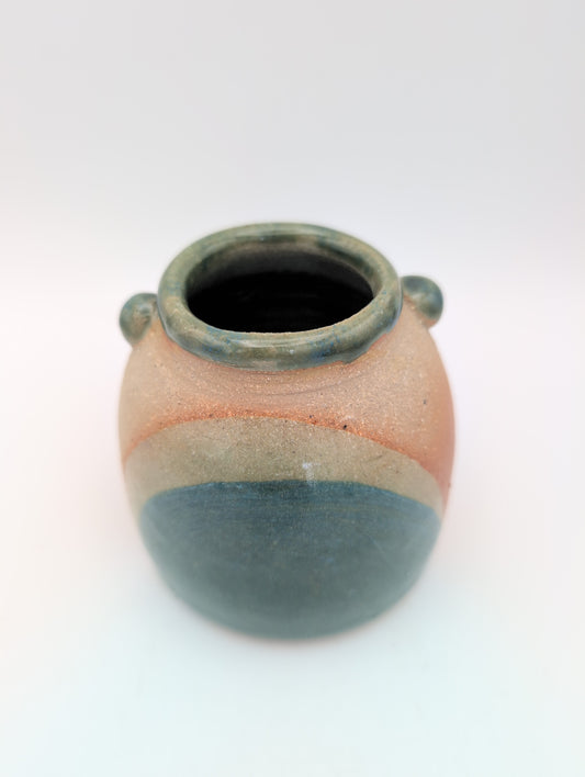 Rounded bird vase