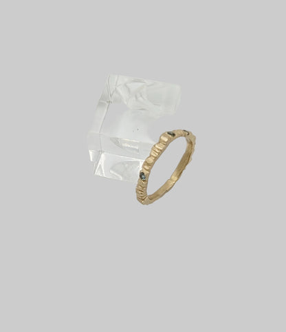 'Hartland' Gold and Sapphire Ring
