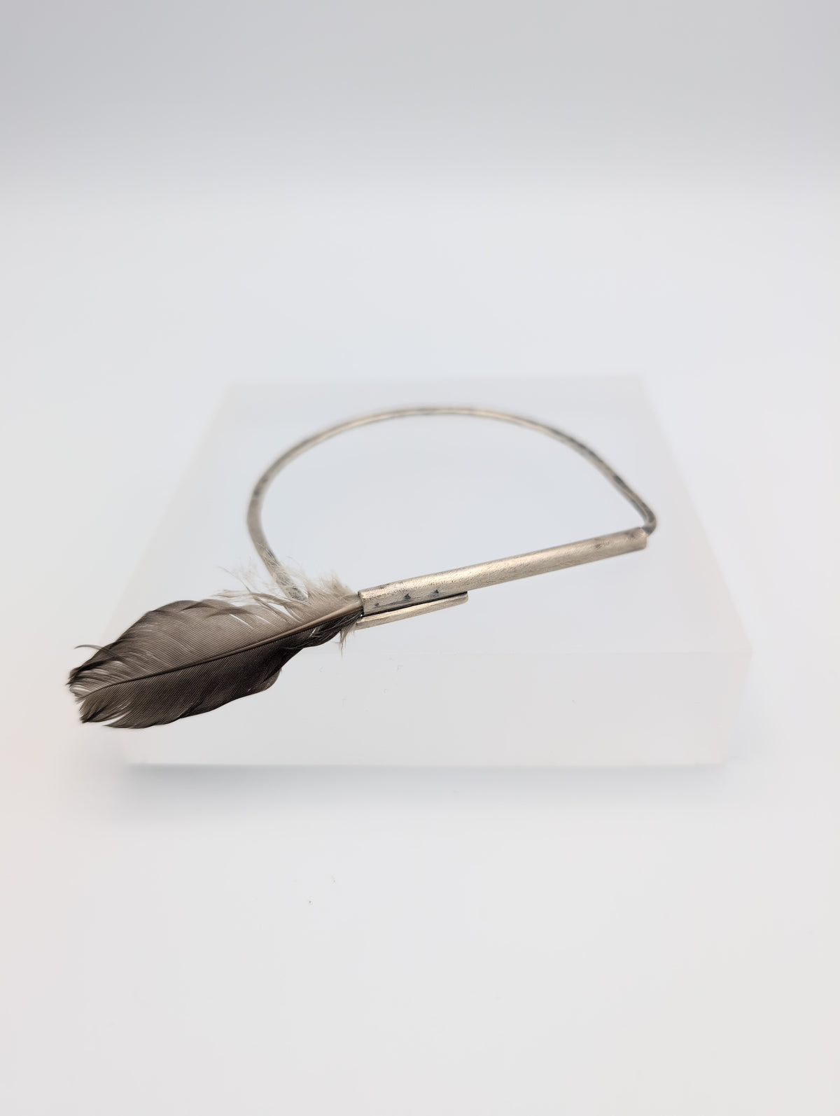 Silver collector bangle