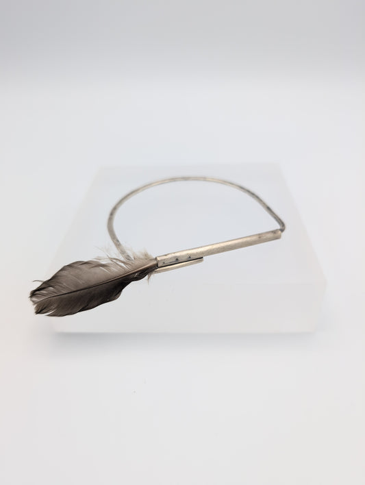 Silver collector bangle