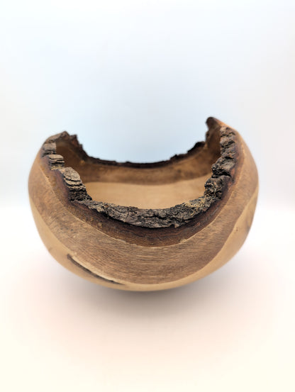 Large Oak Display Bowl