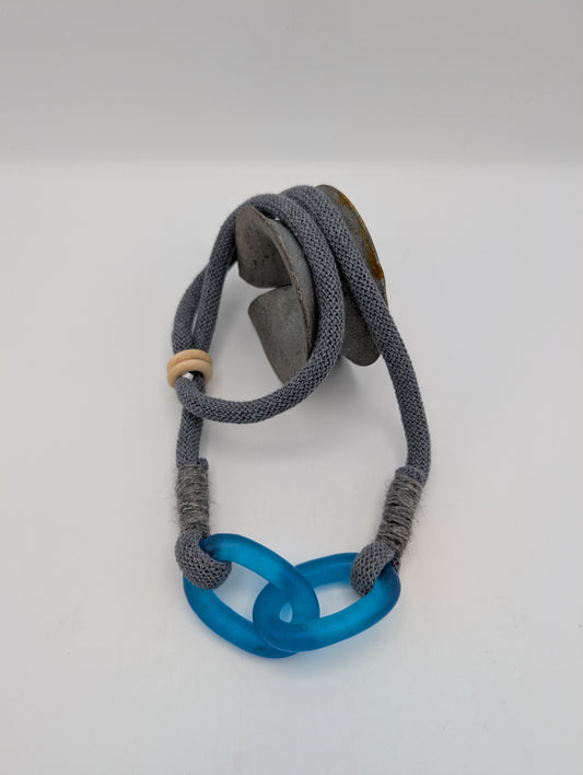 2 link mooring chain necklace