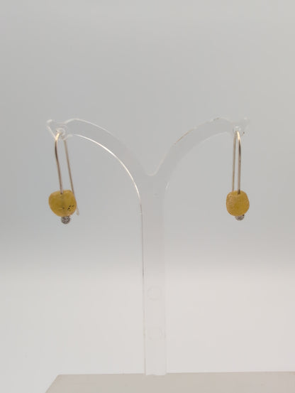 Recycled bottle earrings