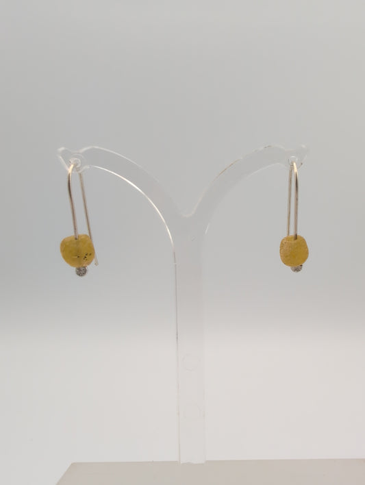 Recycled bottle earrings