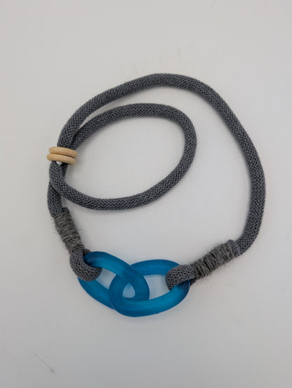 2 link mooring chain necklace
