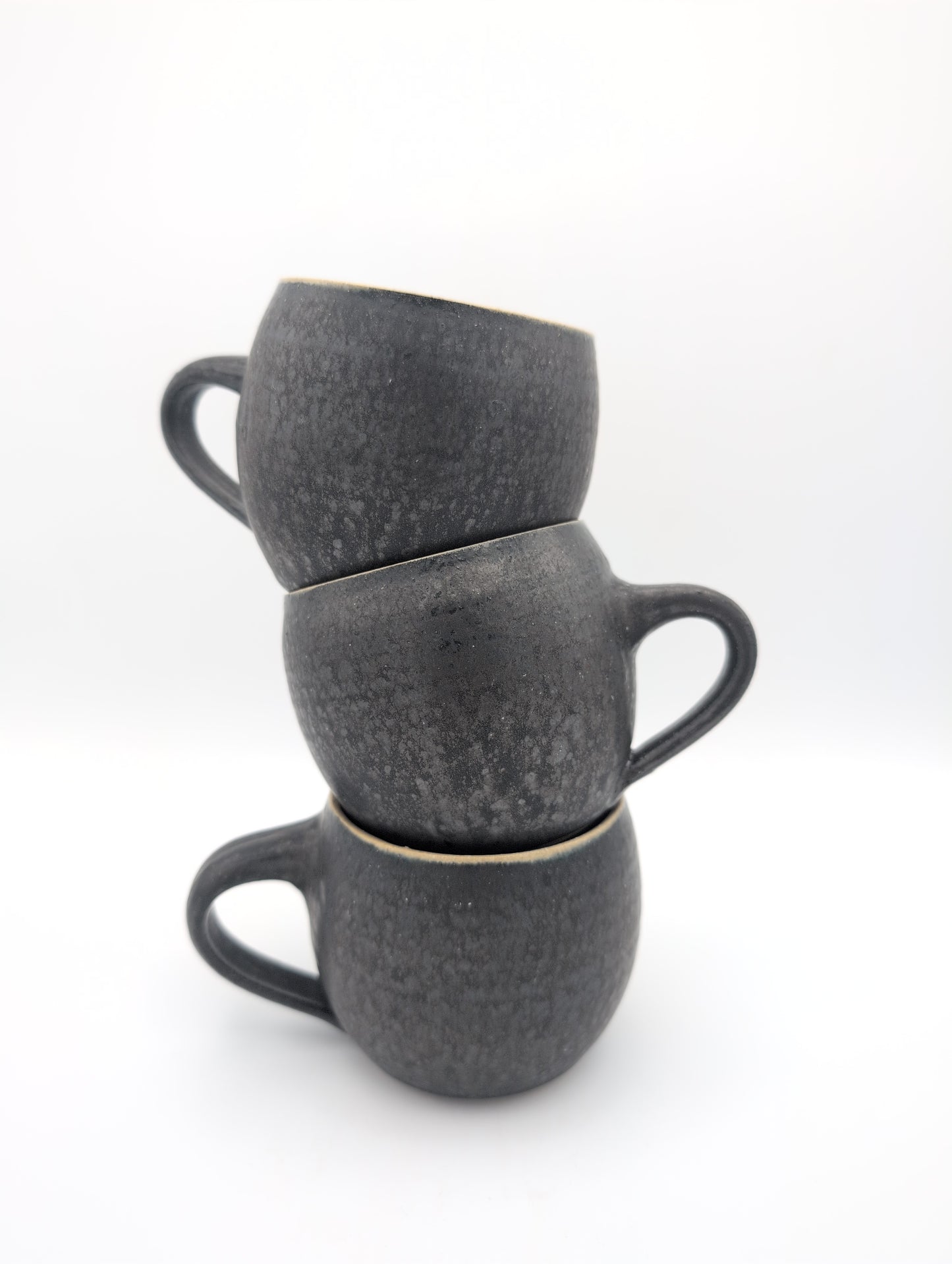 Stoneware 'fireflower' cup