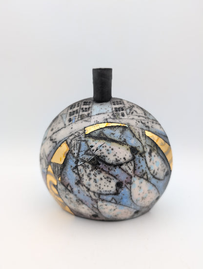 Large round bottle