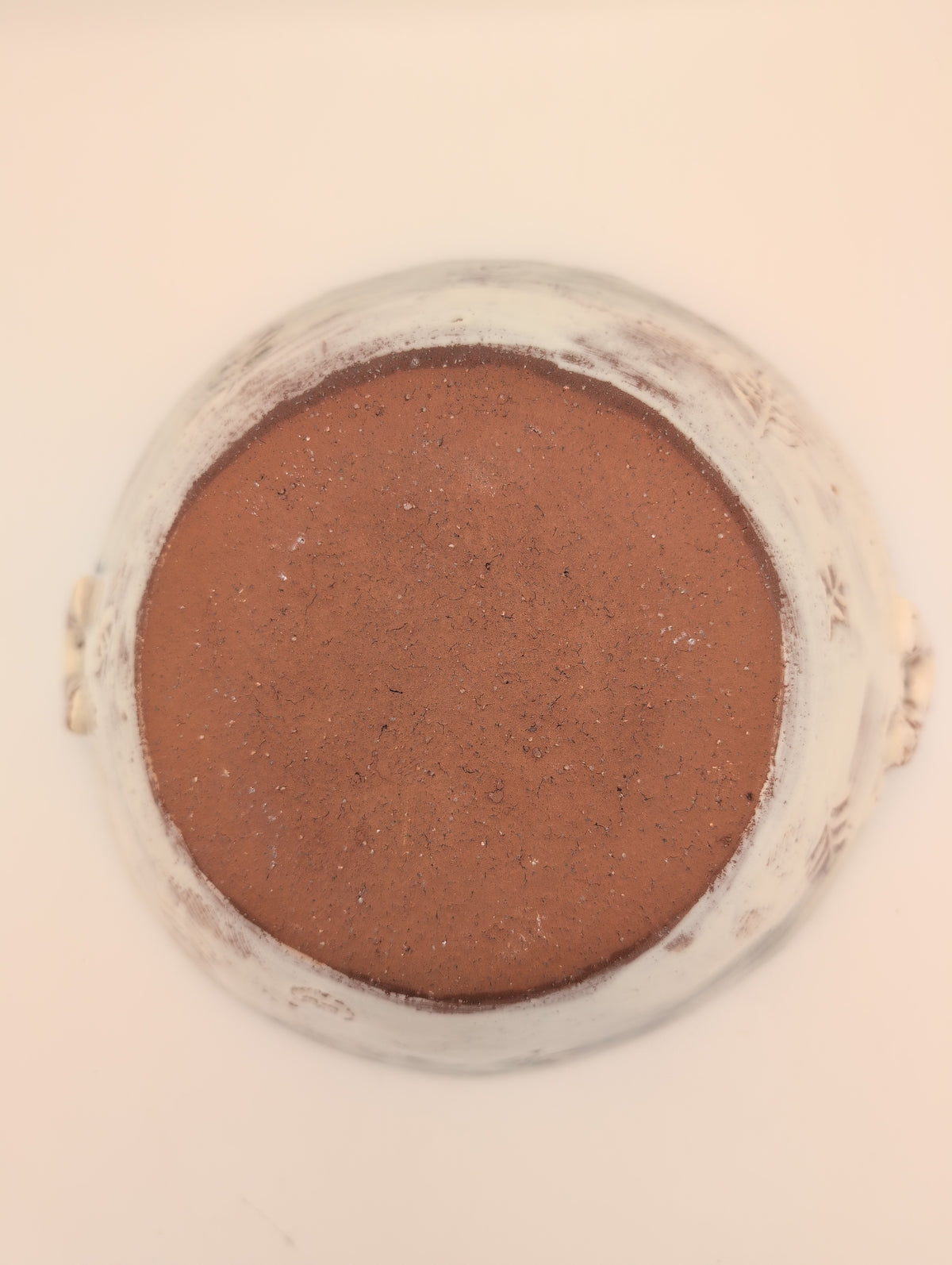 Deep ceramic salad bowl
