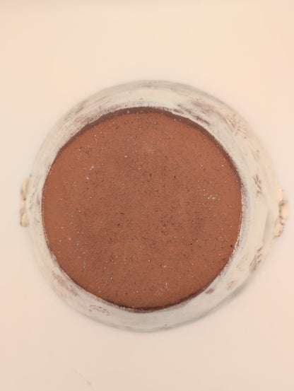 Deep ceramic salad bowl